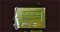 Desktop Screenshot of klarinety-saxofony.cz